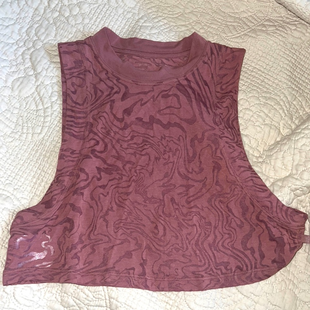Lululemon All Yours Crop Veil Tee